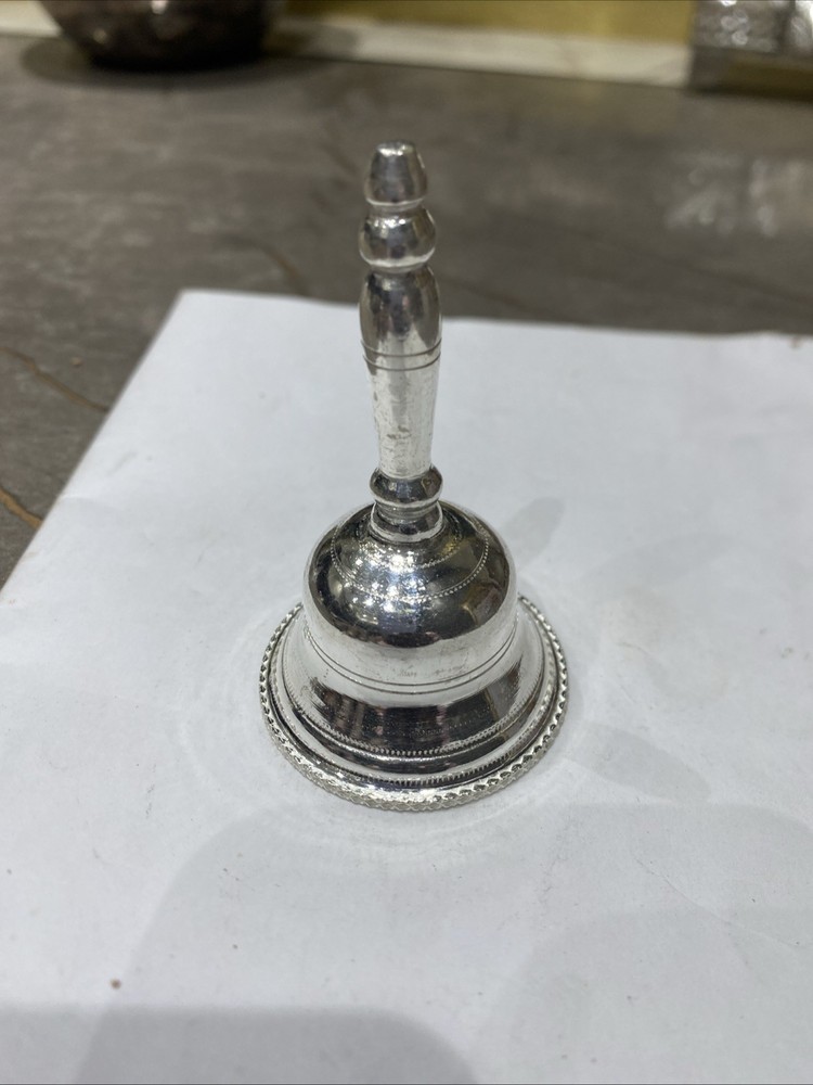 80 % Purity Silver Bell 3” 60 Gram Hallmarked