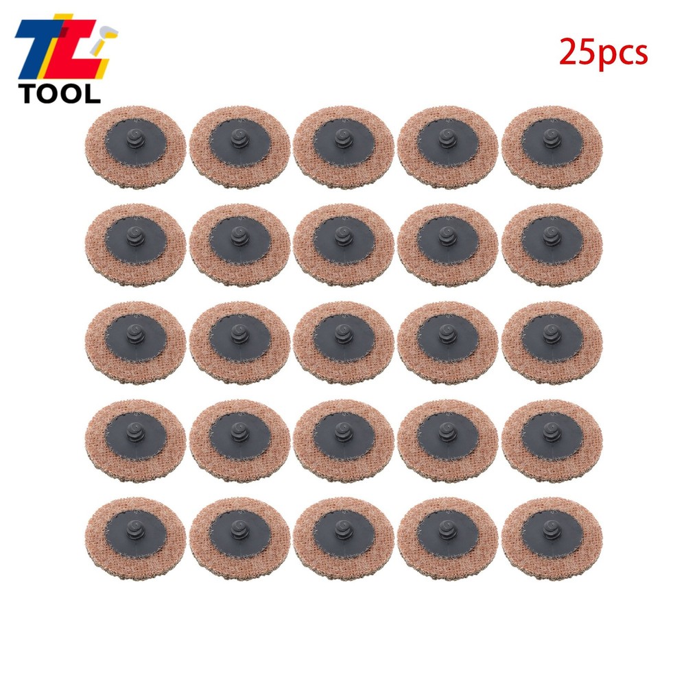 25 Pack Surface Conditioning Quick Change Discs 2" Coarse Prep Pad Discs