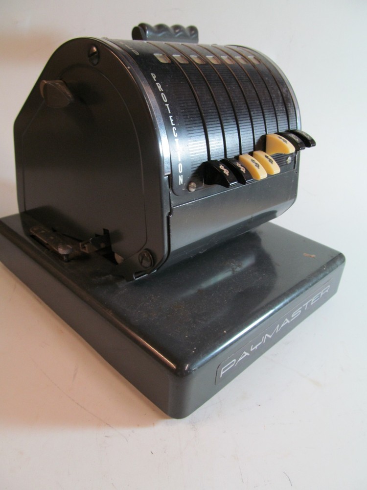 PAYMASTER Series X-550 Payroll Check Writing Machine Video Shows it Works!