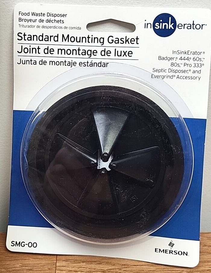 InSinkErator FLG-SSB Brushed Stainless Sink Flange W/ STD Mounting Gasket SMG-00