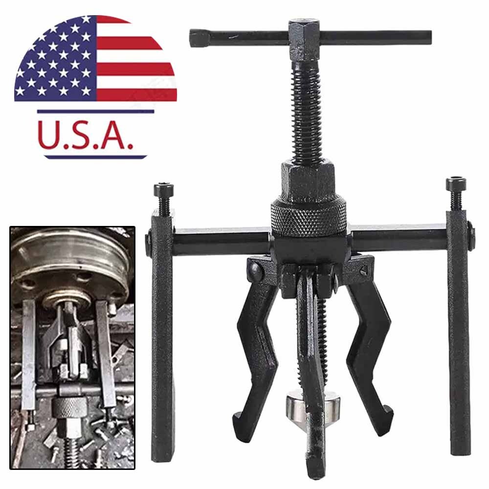3 Jaw Pilot Bearing Puller Tool Set For Car Motorcycle Bushing Remover Extractor