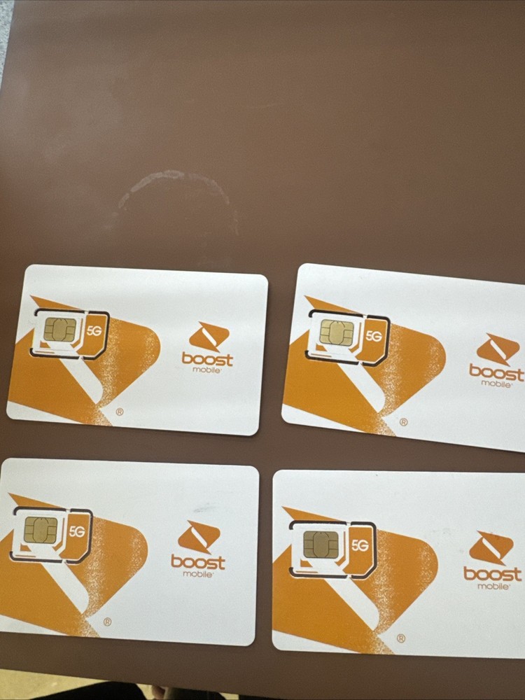 NEW Boost Mobile Sim Card - 5G - Expanded Network-TN For iPhone & Android - 5G