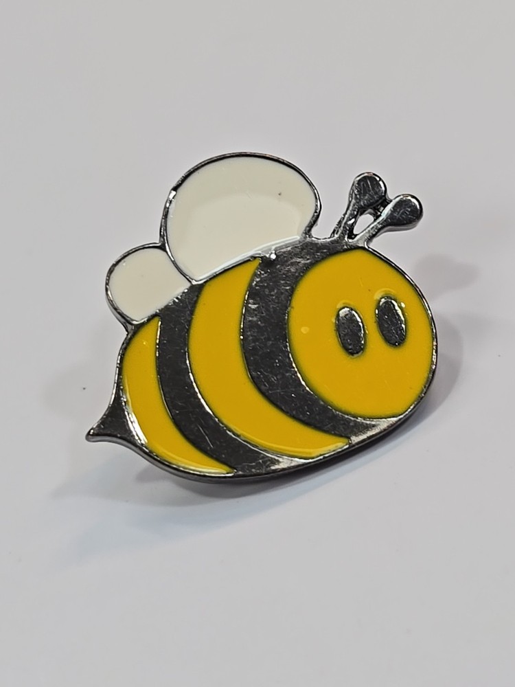 Cute Bee Yellow & Black Lapel Pin