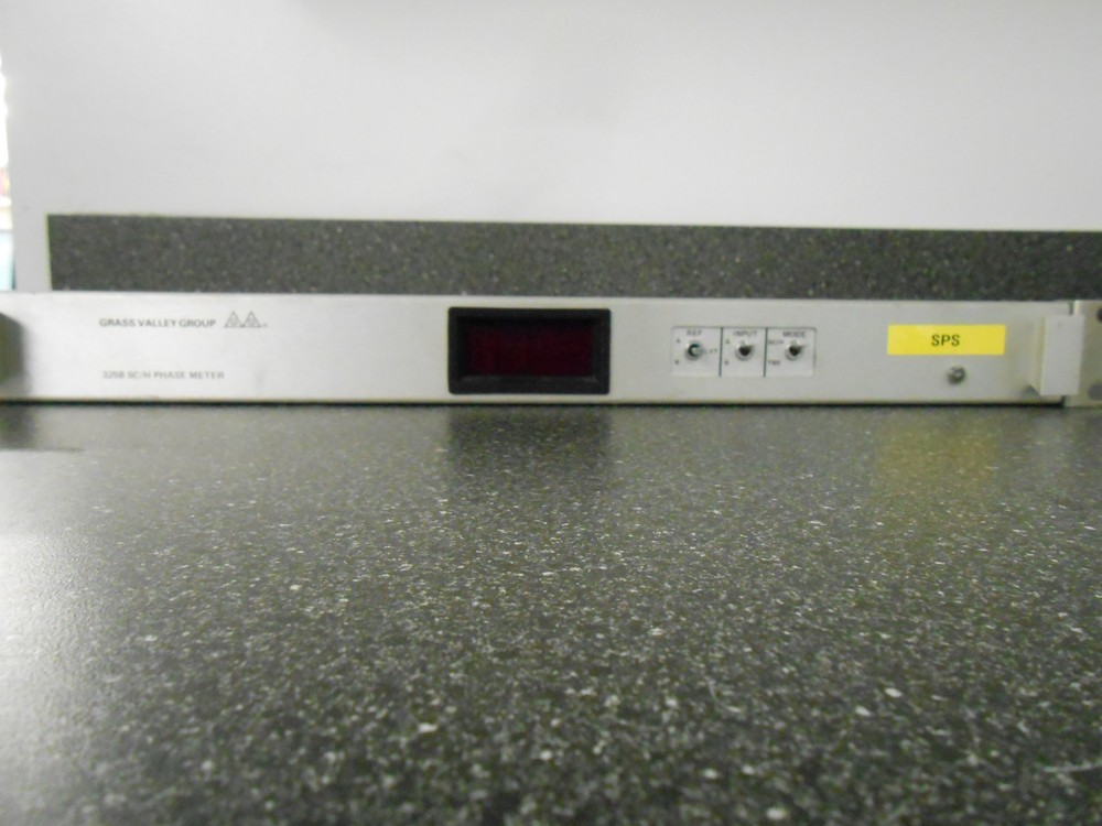 GRASS VALLEY GROUP 3258 SC/H PHASE METER