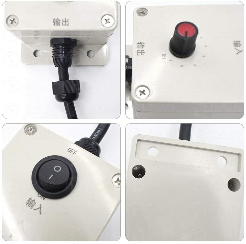 AC Vibration Motor Governor Variable Speed Controller With Switch 220V/110V USA