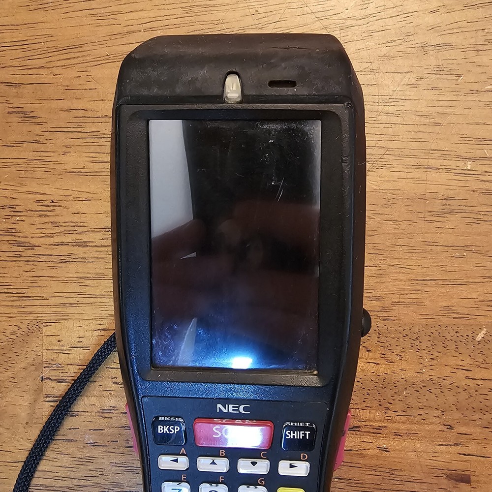 NEC Handheld Terminal Scanner Model S1635-01B with Battery (UNTESTED)