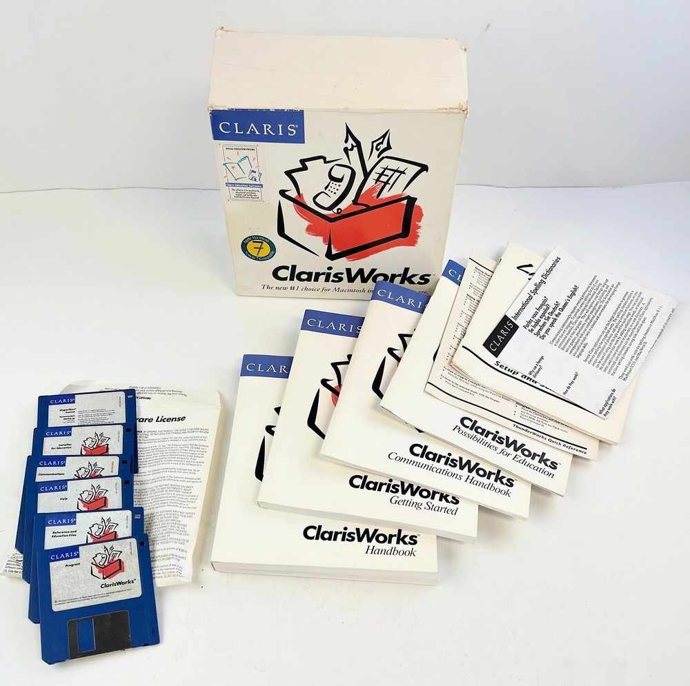 ClarisWorks Macintosh Integrated Education Software