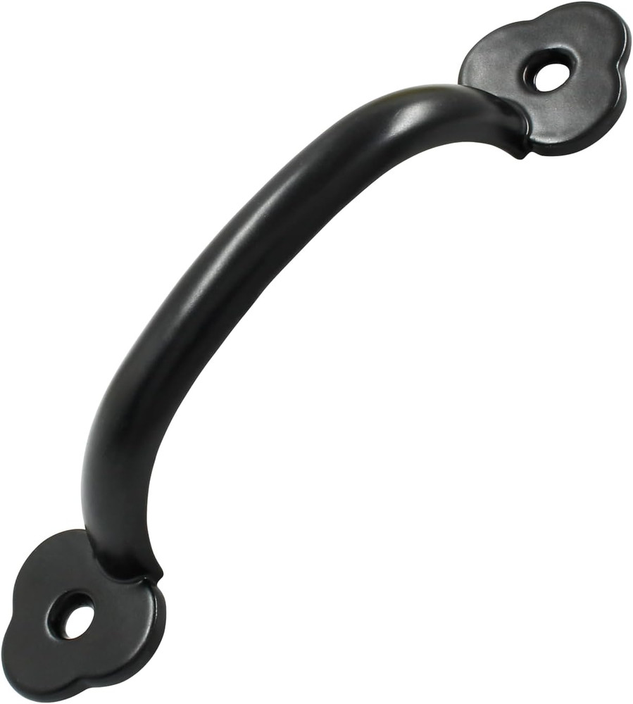 Bivethoi 12 Pcs Barn Door Handles, Metal Door Handle Black, Gate Pull Handle for