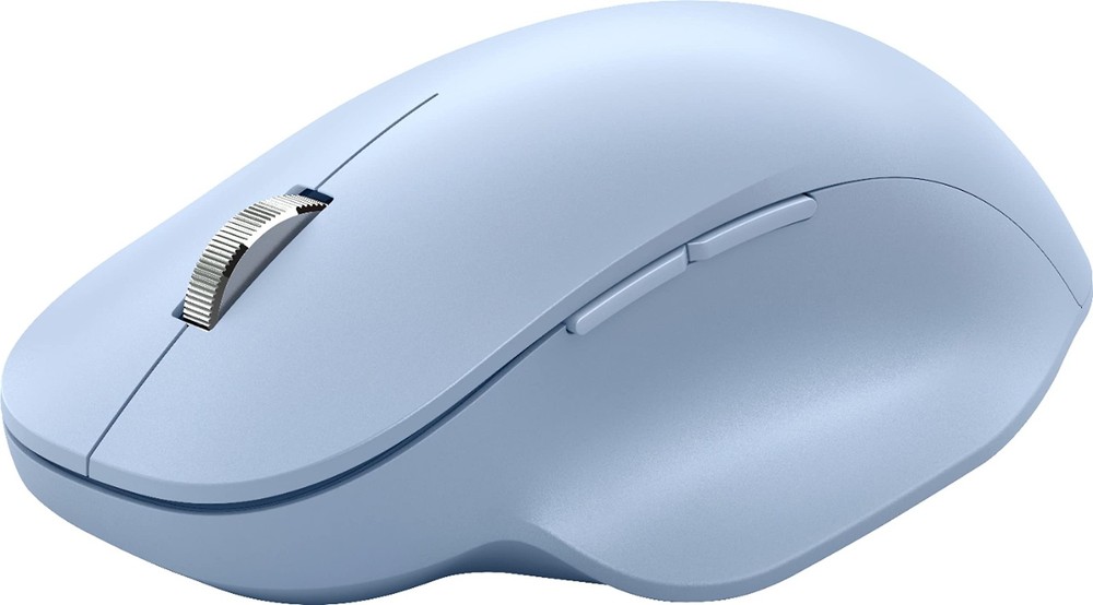Microsoft Bluetooth Ergonomic Mouse Pastel Blue Wireless 6-Button Right-Handed