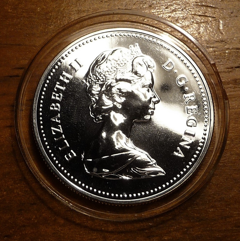 1979 CANADA GRIFFON SILVER DOLLAR UNCIRCULATED DMPL