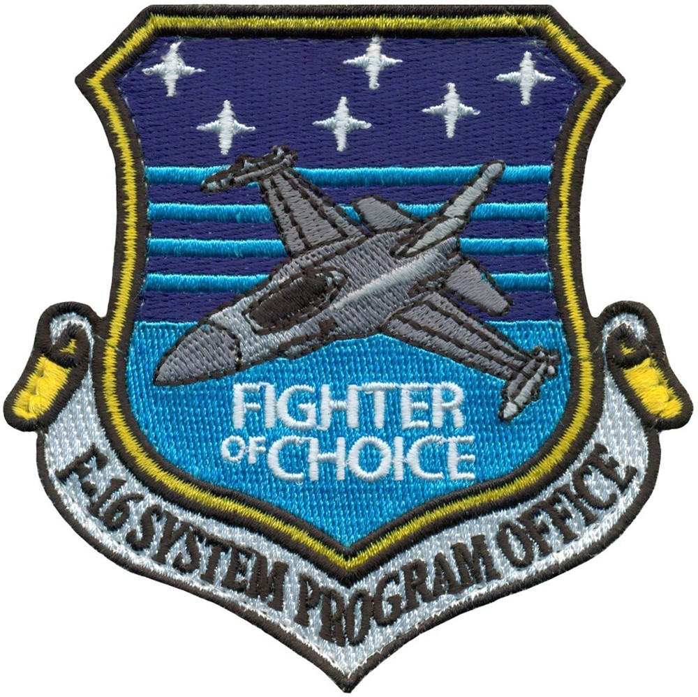 USAF F-16 FIGHTING FALCON SYSTEM PROGRAM OFFICE PATCH