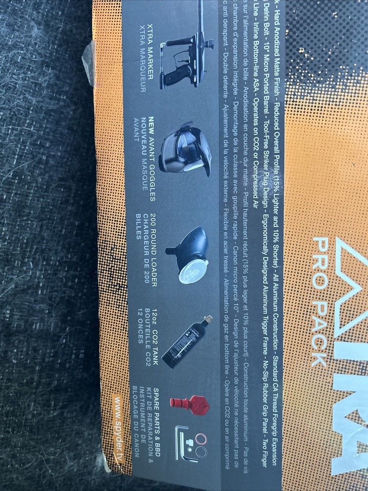 Spider Xtra Pro Pack Paintball Marker