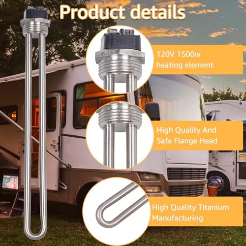 520900 RV Water Heater Element Kit, Compatible with Suburban RV SW Series