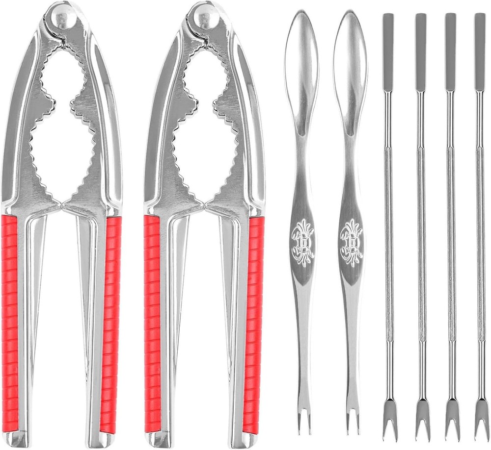 8 Pcs Nut Crackers for All Nutcracker Seafood Tools Walnut Cracker 3#