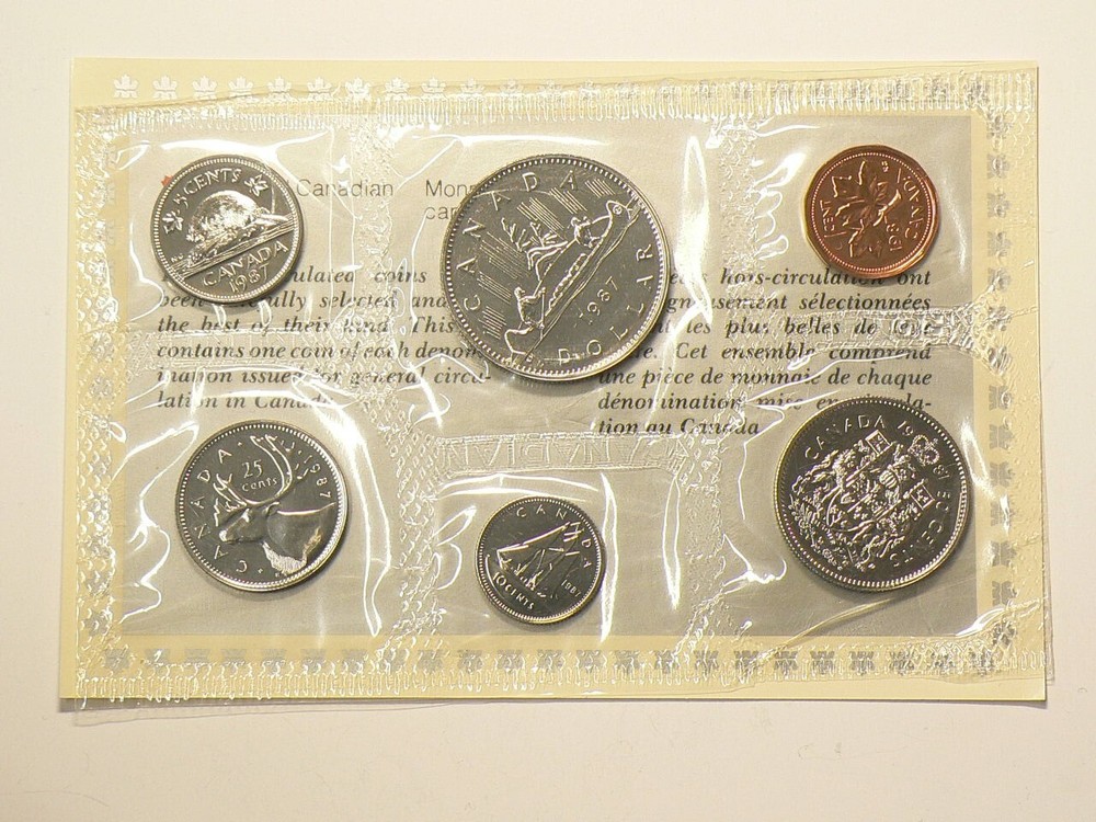 1987 Canada Uncirculated Coin Set #6796