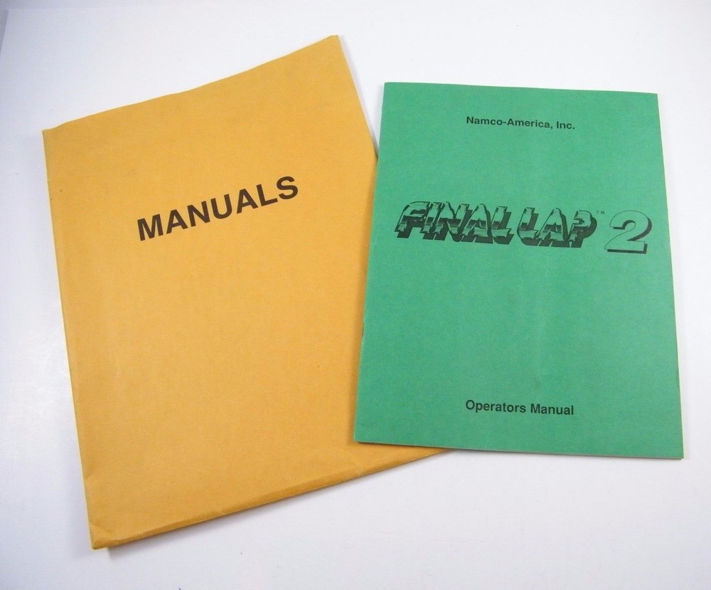FINAL LAP TWO OPERATORS MANUAL, NAMCO AMERICA