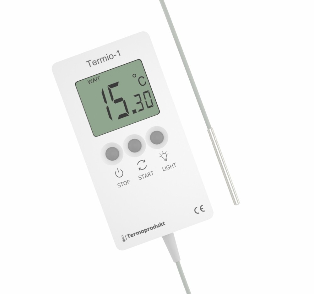 Termio-1 Precise temperature data logger with probe for liquids