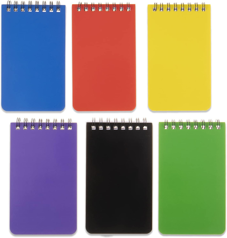 6Pack Pocket Notebook Small Notepad Pocket Notepad Small Spiral Notebooks