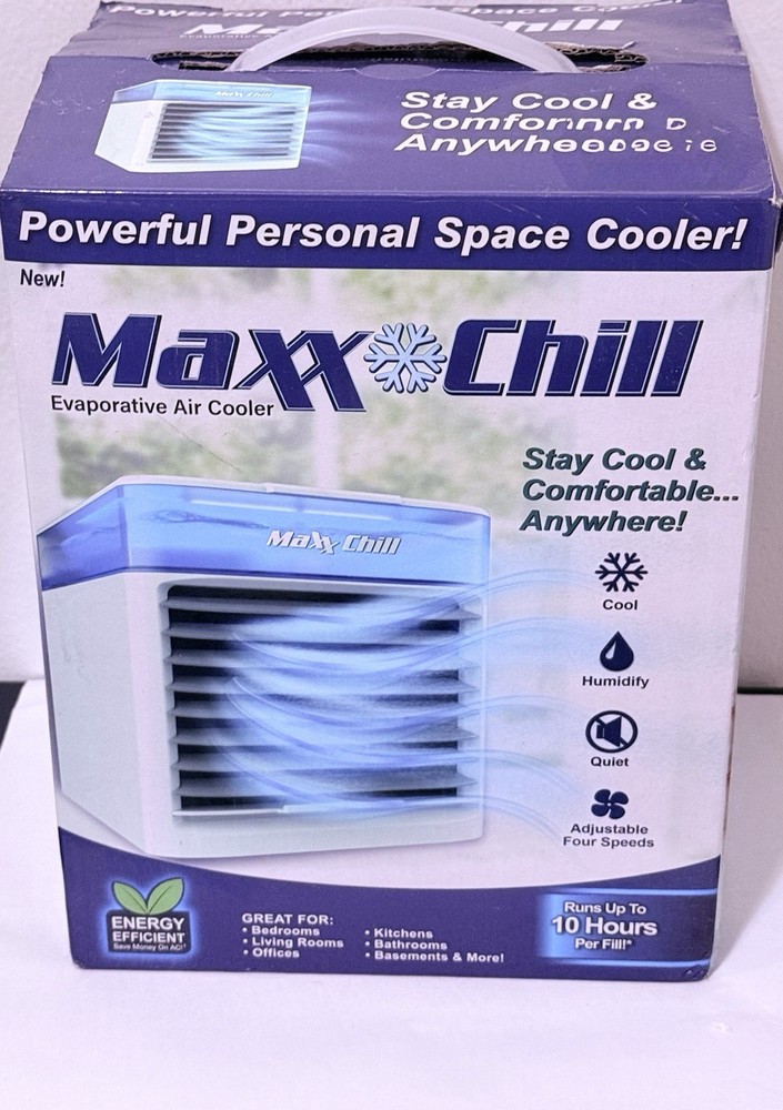 Maxx Chill 120-Volt White Ventless Portable Air Conditioner Hydro-Chill Tech
