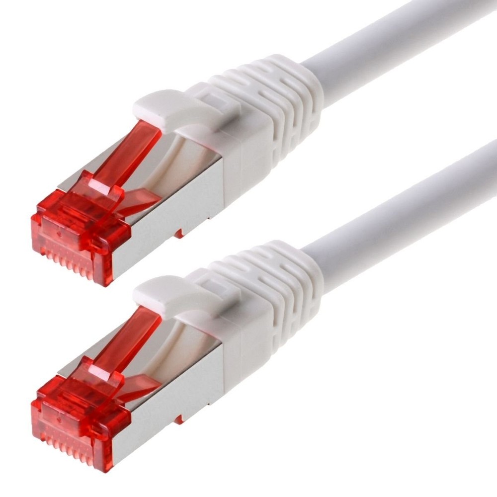 Helos CAT 6 Patch Cable S/FTP, PIMF white 3 m