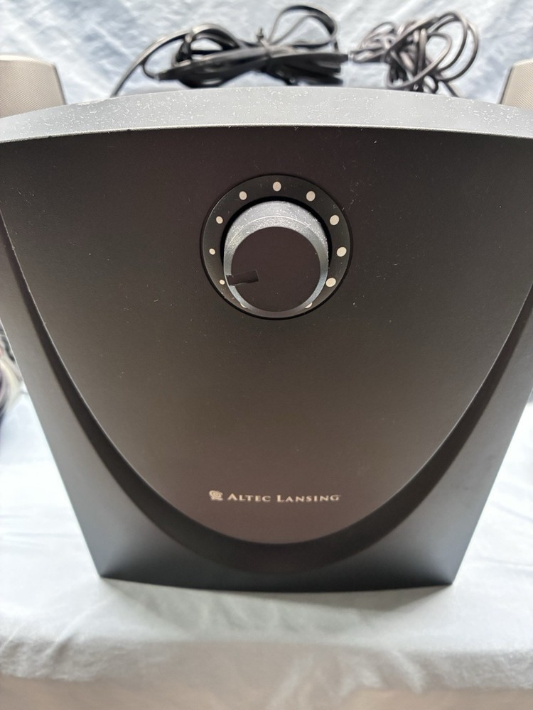 Altec Lansing Multimedia Computer Speaker System Powered Subwoofer ADA745 TESTED