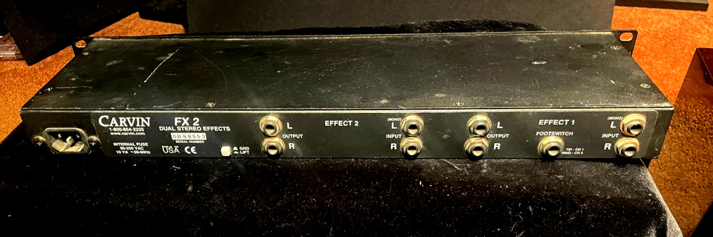 Carvin FX 2 Dual Stereo FX Unit 24-bit