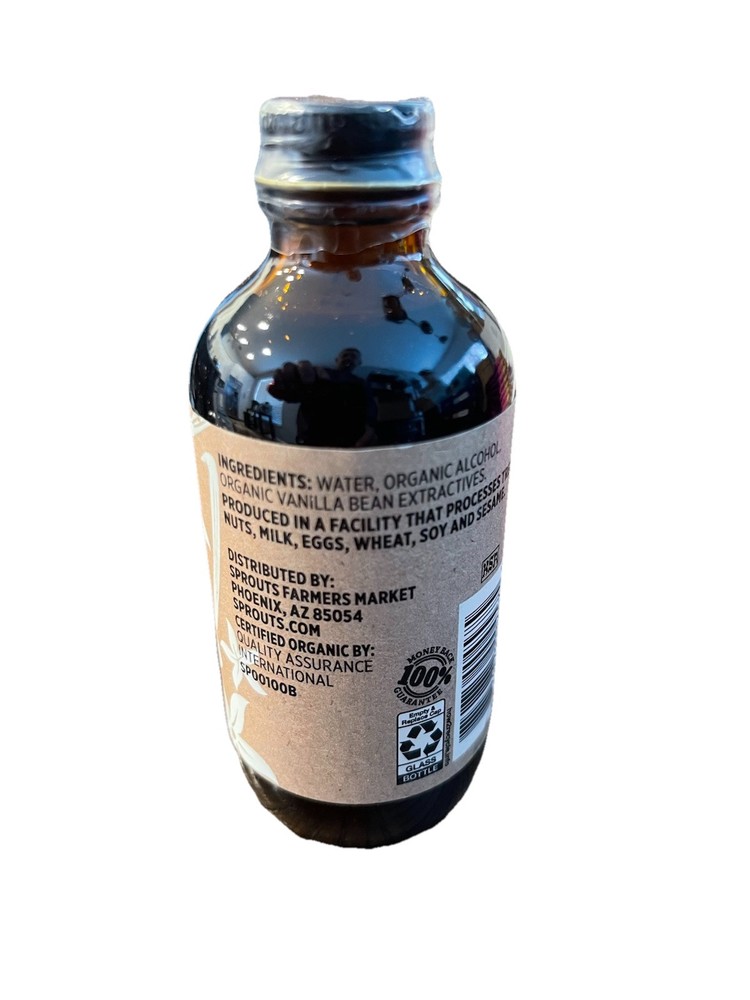 Sprouts Organic Vanilla Extract 4FL OZ (118mL)