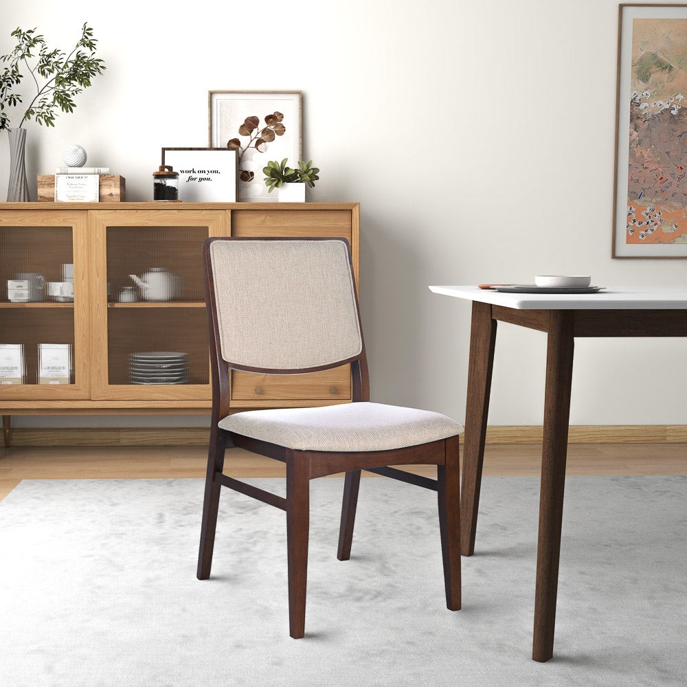 Skylar Beige Fabric Dining Chair