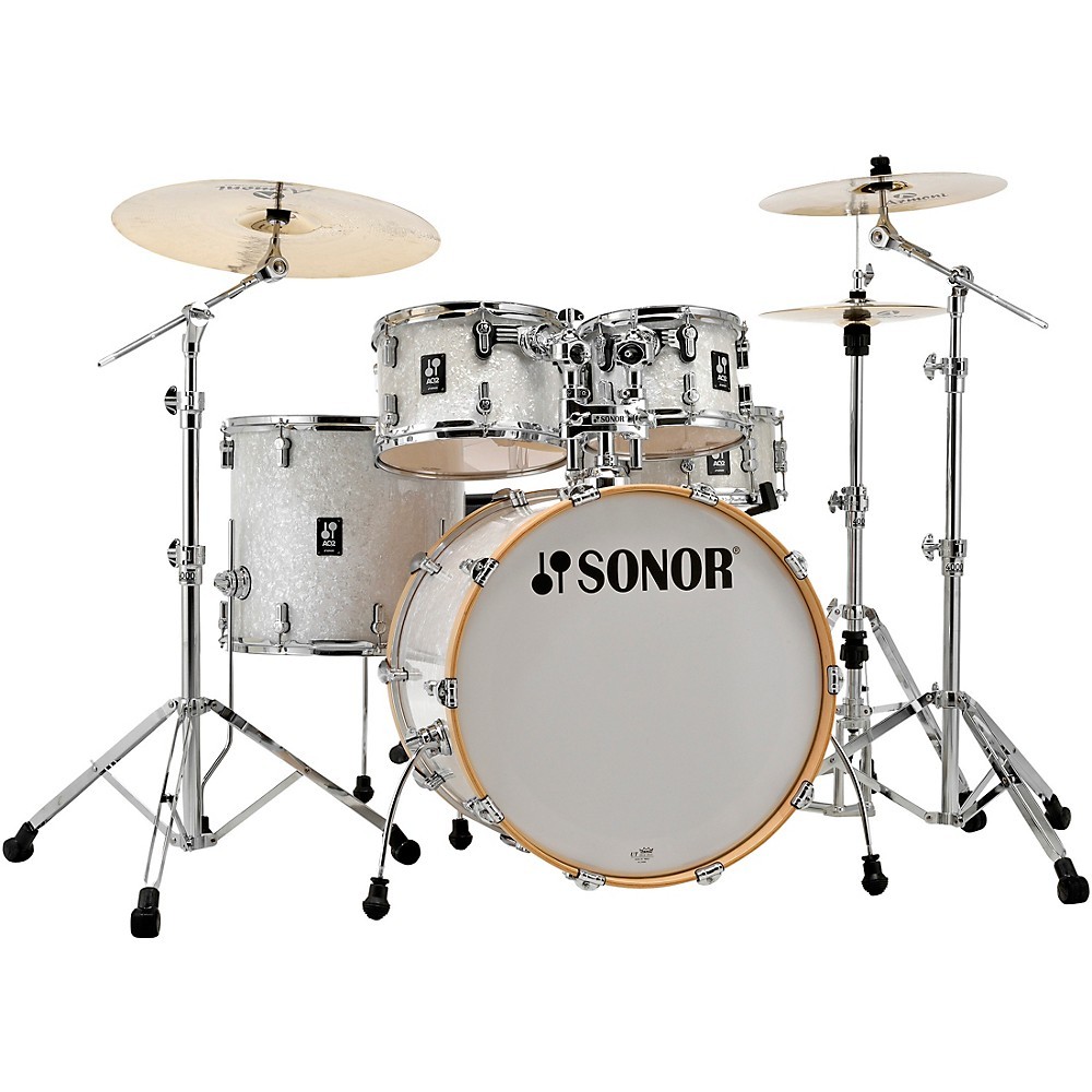 Sonor AQ2 Studio Maple 5-Piece Shell Pack White Marine Pearl