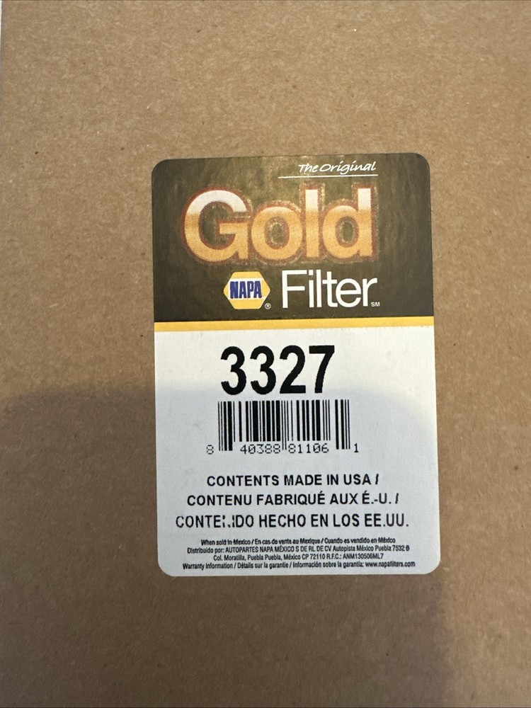 NAPA Gold Hydraulic Filter Part# 3327