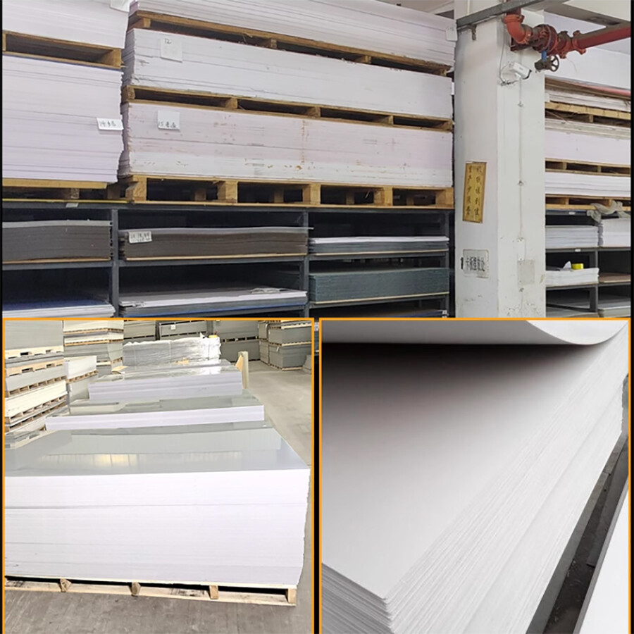 White/Black PVC Sheet Plastic Plate Hard Insulation Board Customized Links