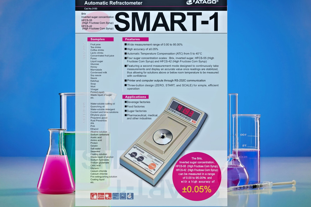 Refractometer SMART-1 ATAGO W/THERMAL PRINTER