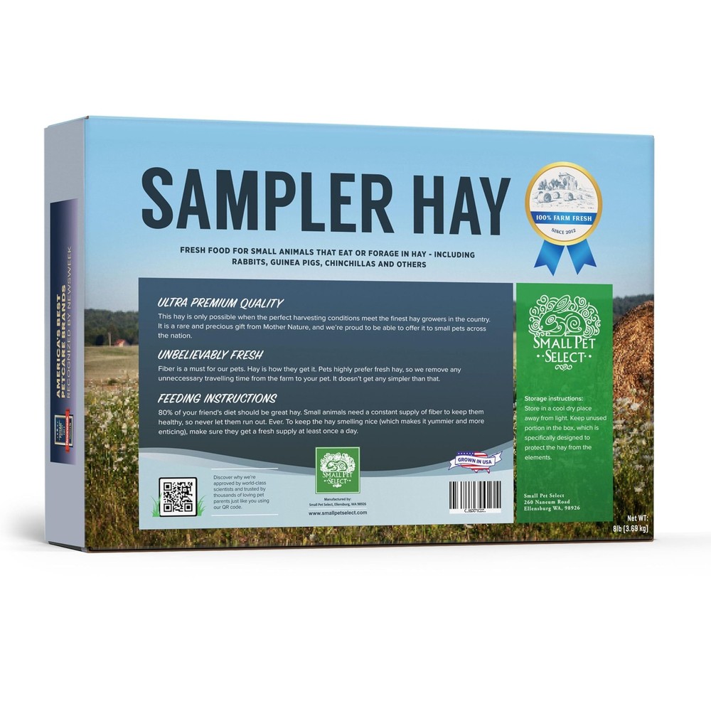 Timothy Hay Sampler Box 2nd & 3rd Cutting with Oat and Orchard Hay