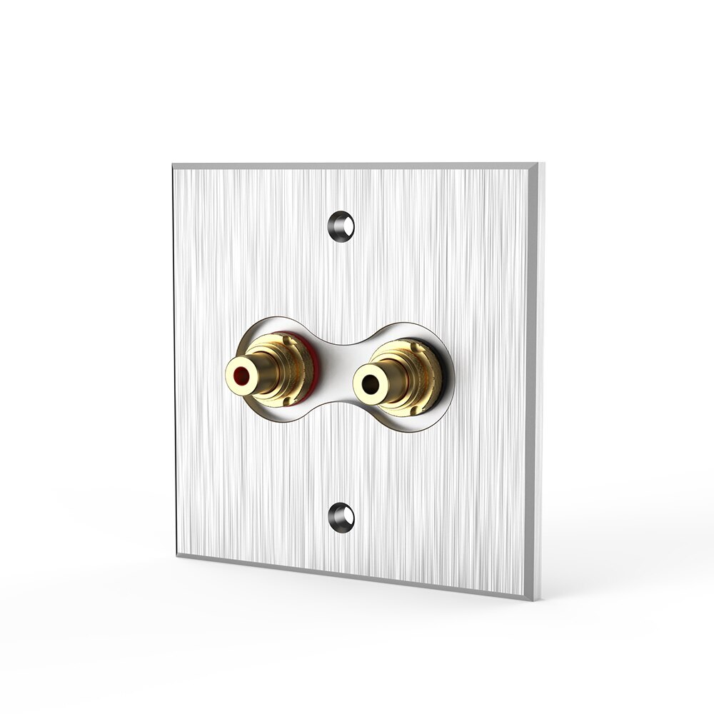 Audio Terminal Panel 5.1 System 86 Banana Female Wall Plug Y Socket Binding Post