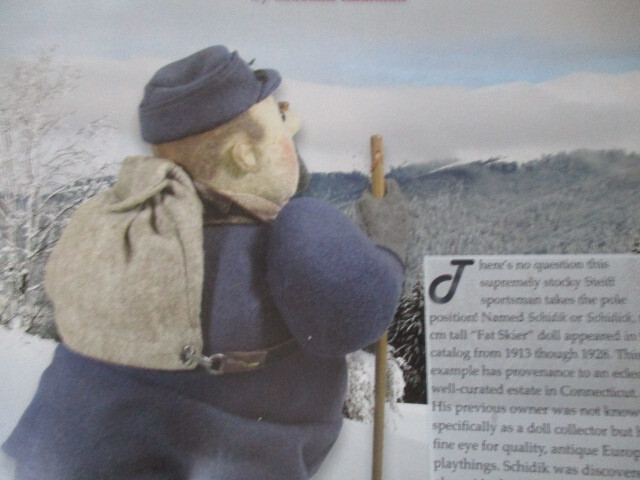5pg Steiff Skier Doll History Article / Kaufman
