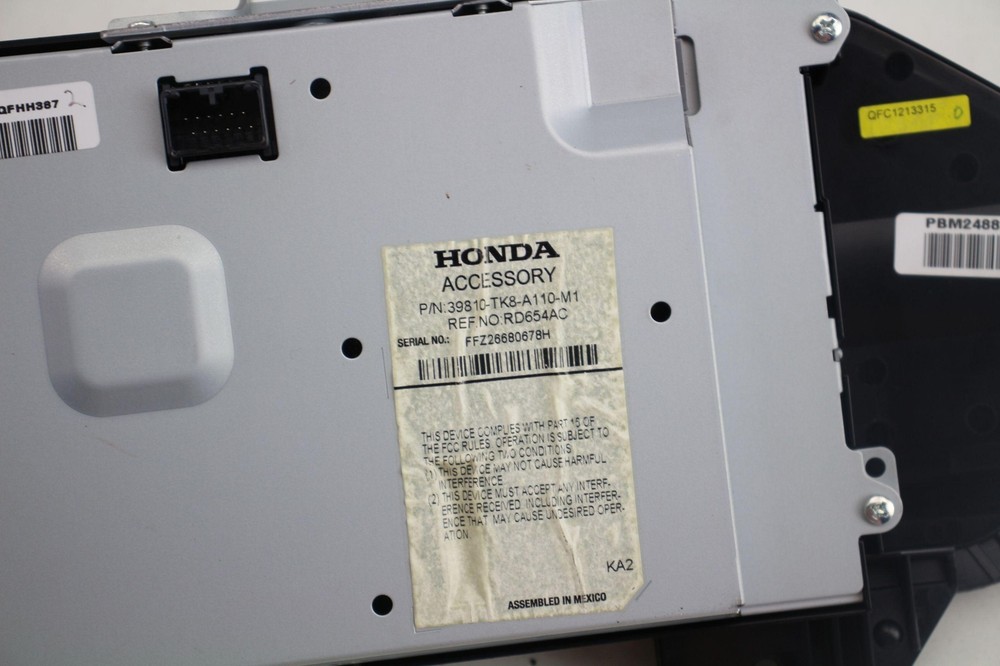 2014-2017 Honda Odyssey Instrument Panel Display Without Navigation 39810-tk8
