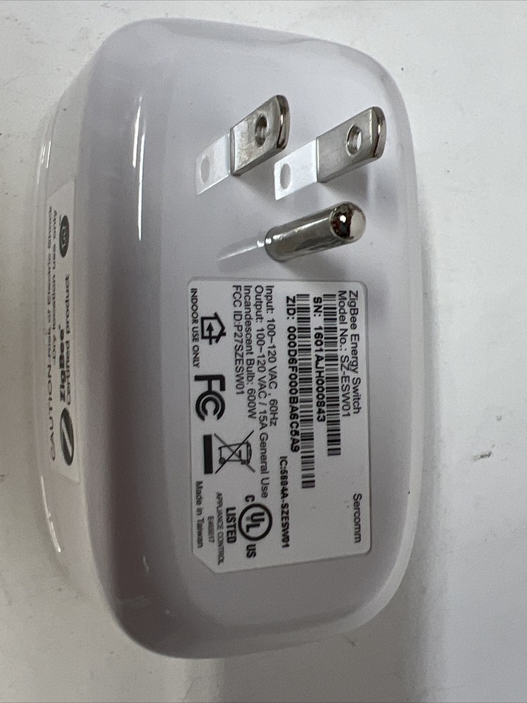Sercomm SZ-ESW01 Zigbee Energy Switch NEW