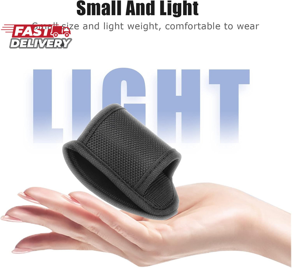 Flashlight Holster for Duty Belt, Open Top D Cell Compact Light Holder Case, Nyl