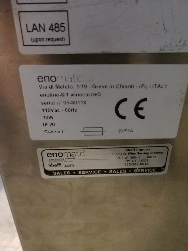 Enomatic 8 Classic Non-Refrigerated Wine Dispenser