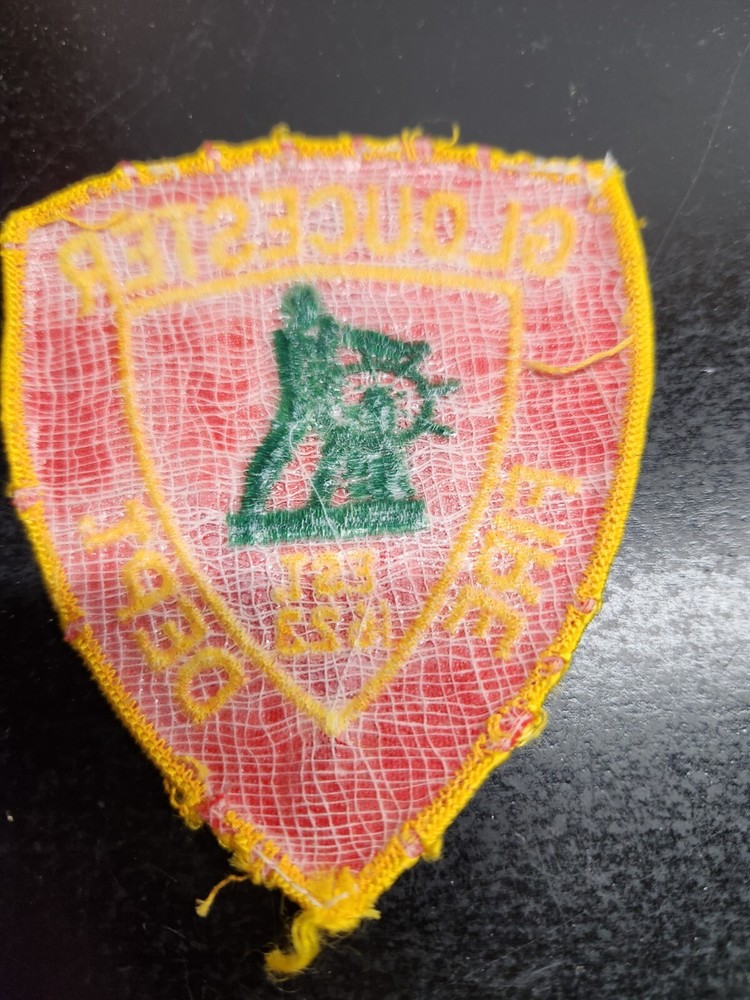 Vintage Gloucester Massachusetts Fire Department Shoulder Patch