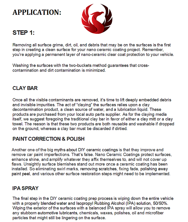 CERAMIC CAR COATING "5 YR POLYSILAZANE" SCRATCH RESISTANT SUPER HYDROPHOBIC -KIT