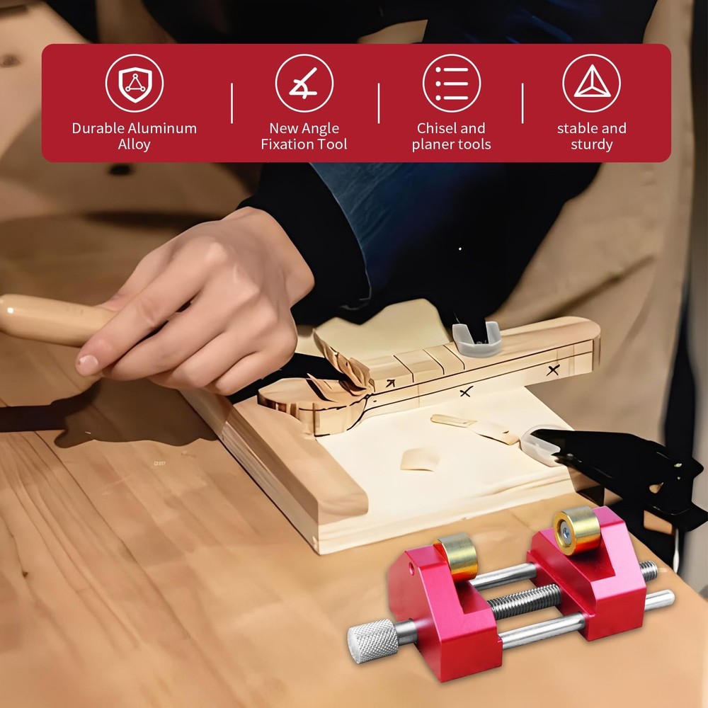 Precise Chisel Sharpening Jig Kit Honing Guide System fit Woodworking Chisels