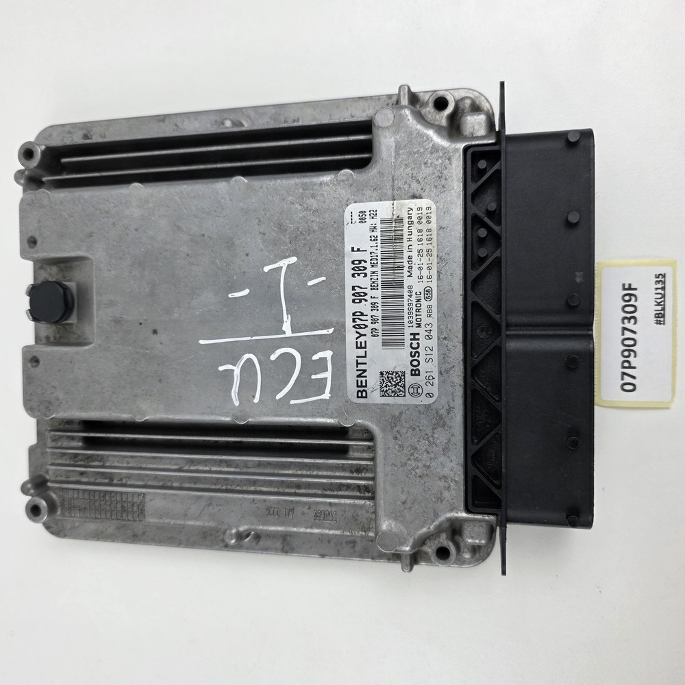 2016-2020 Bentley Bentayga Engine Control Module 07P907309F