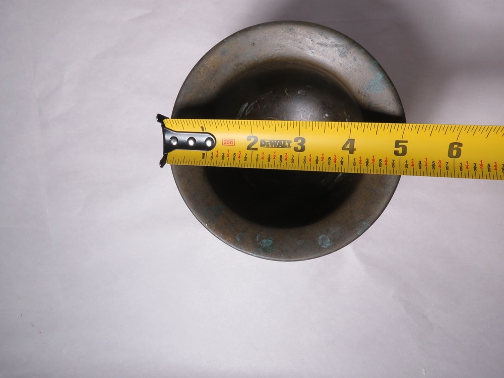 Bronze/Brass Mortar bowl, heavy