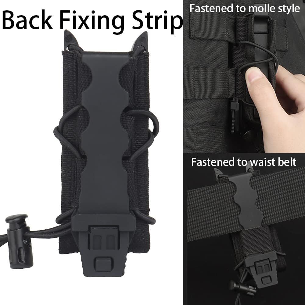 US Molle Mag Pouch 9mm/.40 Caliber Single Stack Mags Adjustable Magazine Holster