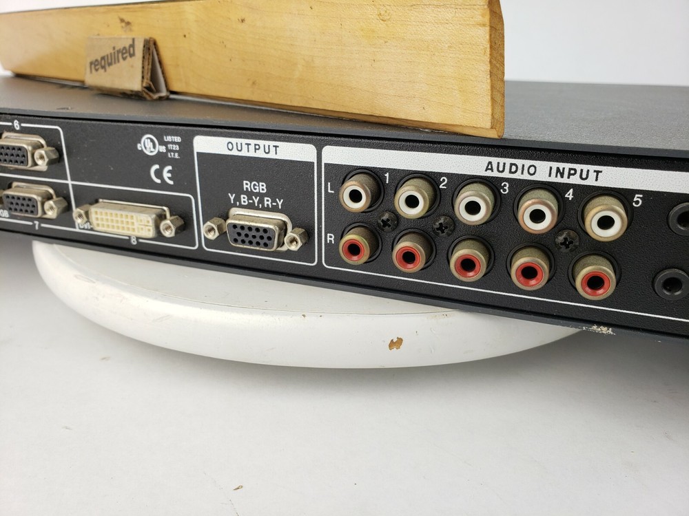 Extron IN1508 Eight Input Scaling Presentation Switcher Power Cord Controller
