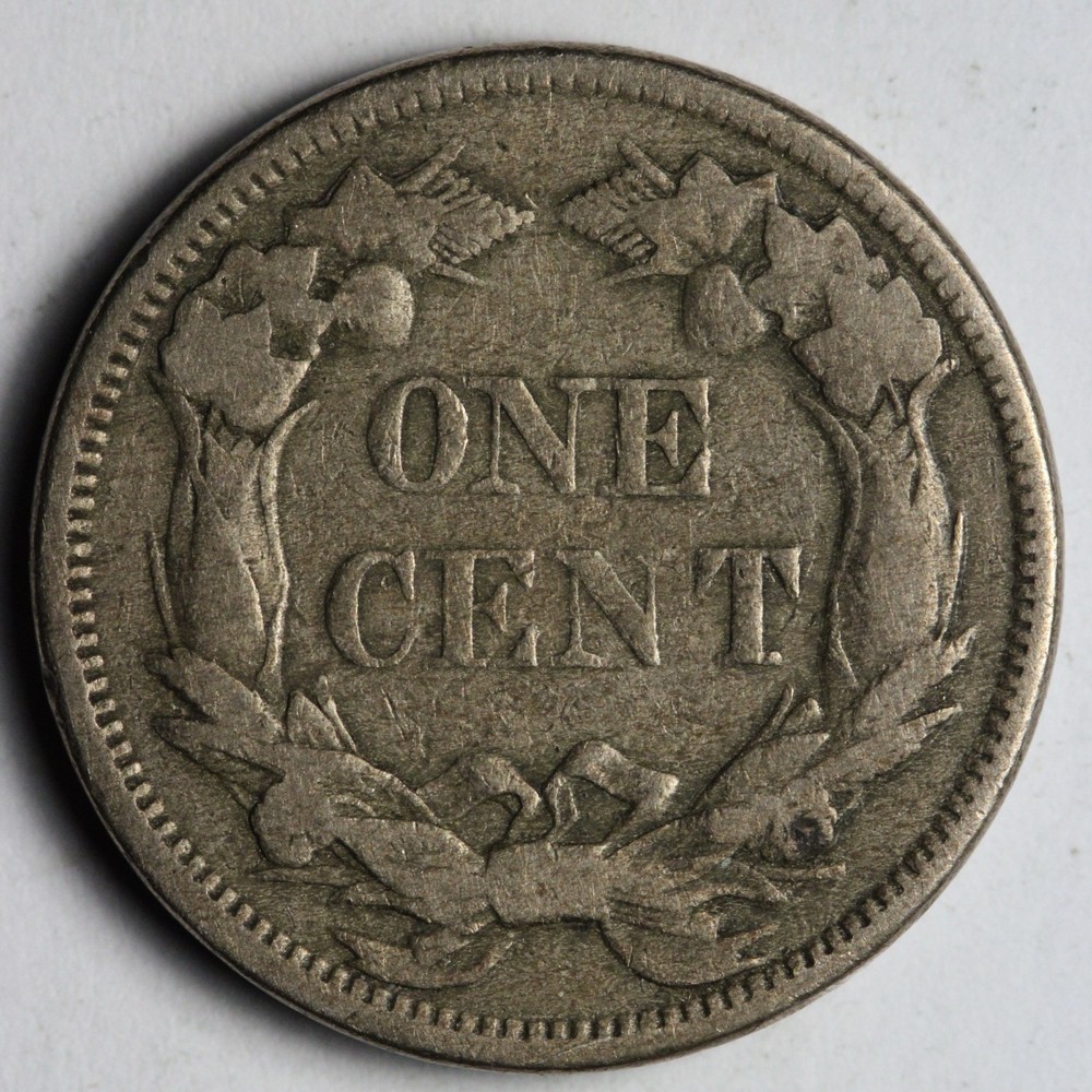 1858 SL Flying Eagle Cent Penny VF E103 AG