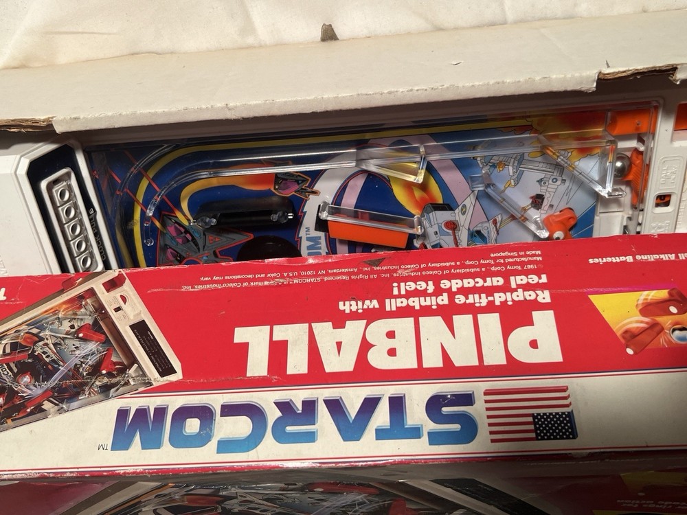 Vintage 1980s Starcom Pinball Game