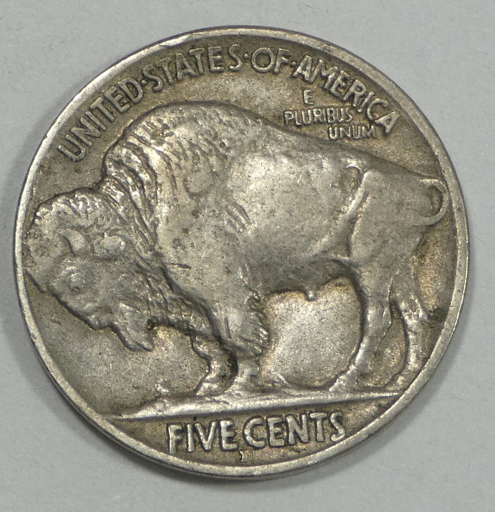 1916-D Buffalo Nickel EXTRA FINE 5c