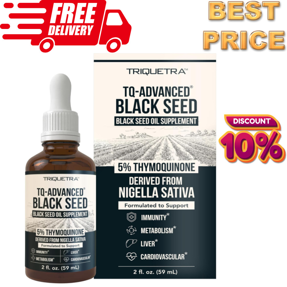 Black Seed Oil TQ Advanced - 5% Thymoquinone Highest Concentration Available -